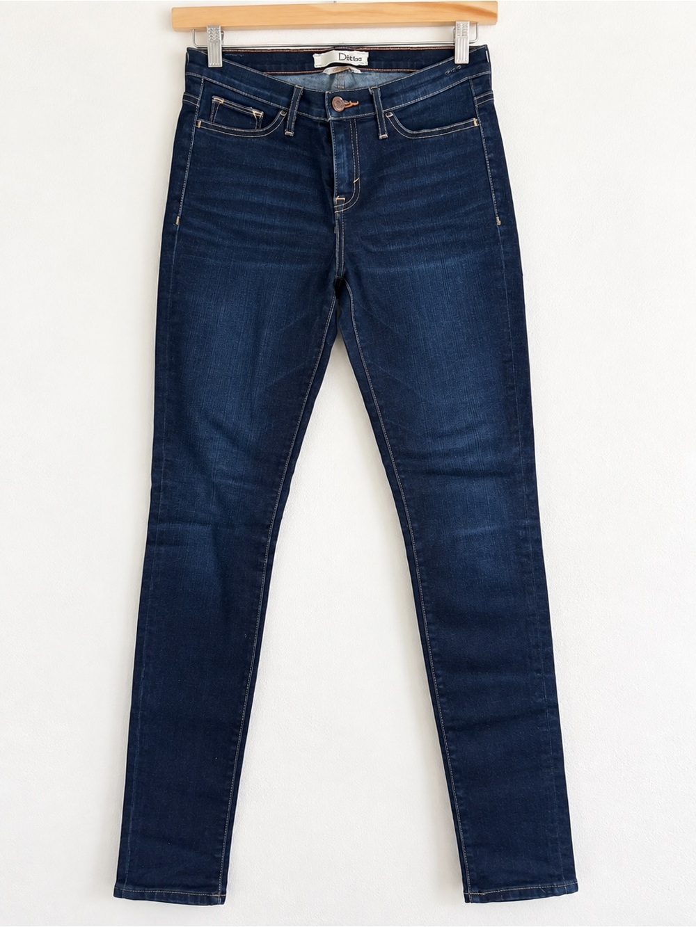 Dittos Dark Indigo Mid Rise Jeans